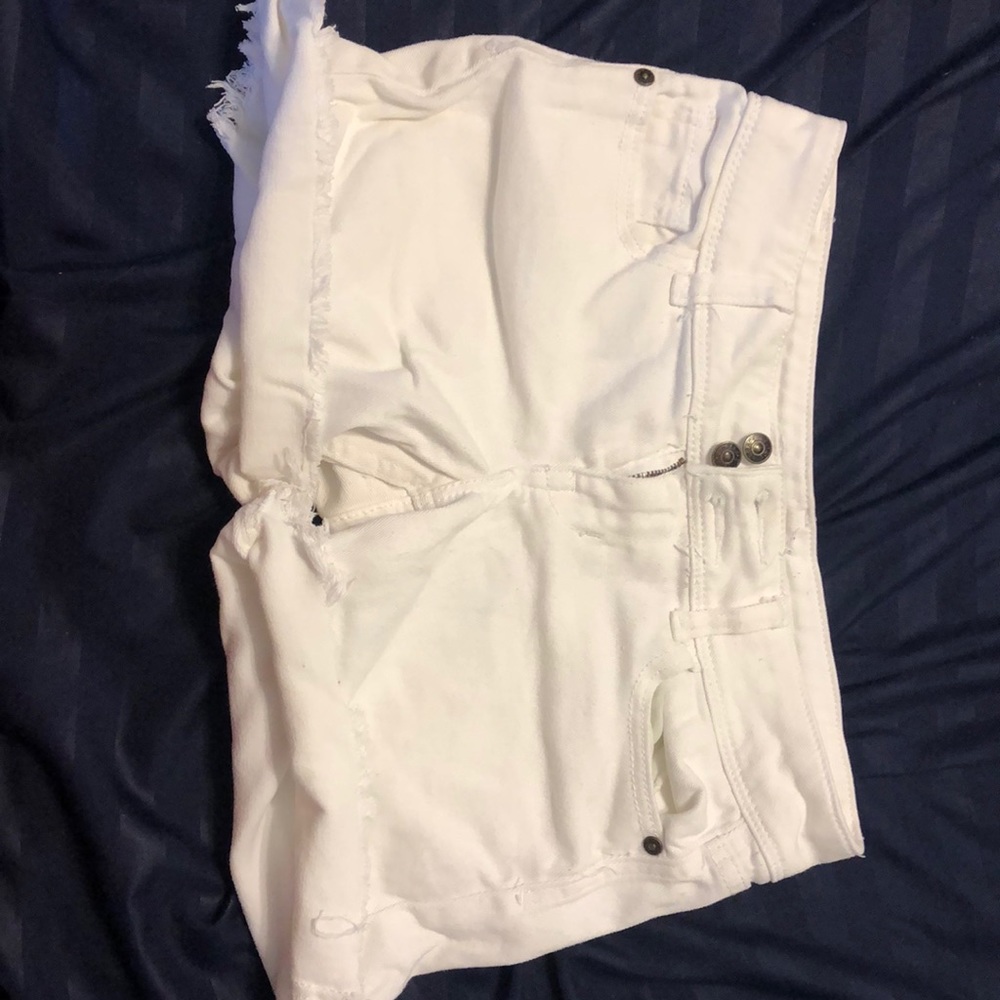 Delia’s White Jean Shorts